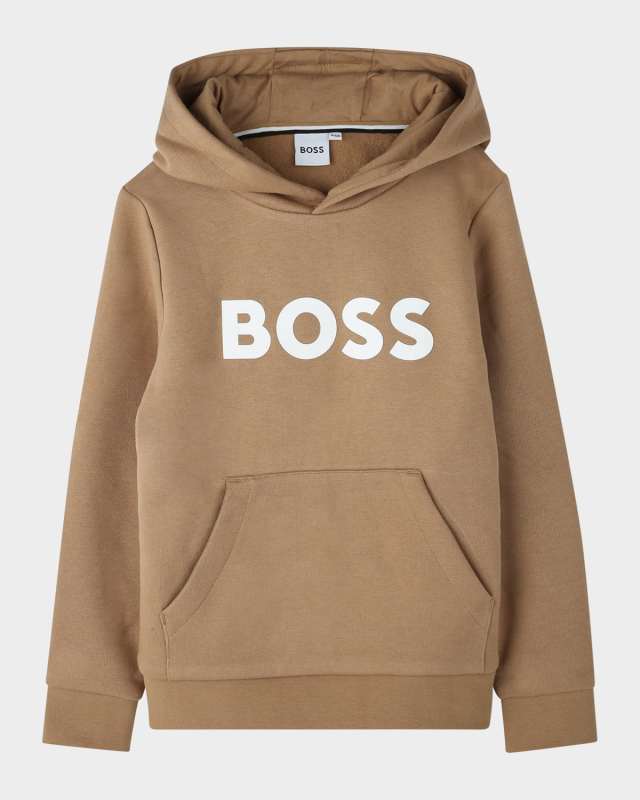 Boy's Logo-Print Hoodie, Size 4-5